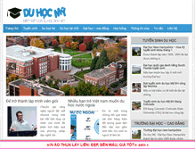Tablet Screenshot of duhocmy.edu.vn